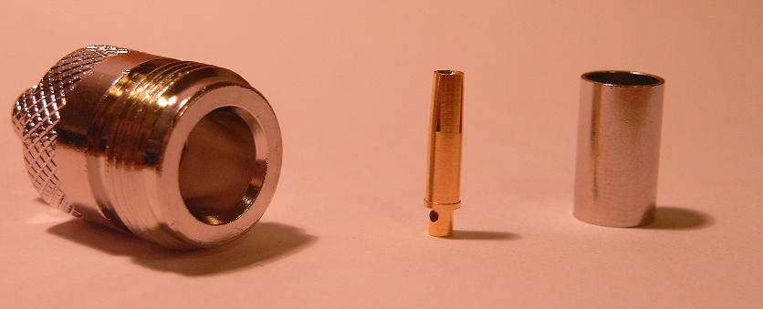 N gniazdo (pin żeński )- GOLD- na H155 i RF240